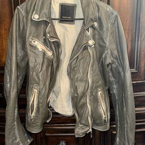 Mauritius Women's Leather Biker Jacket